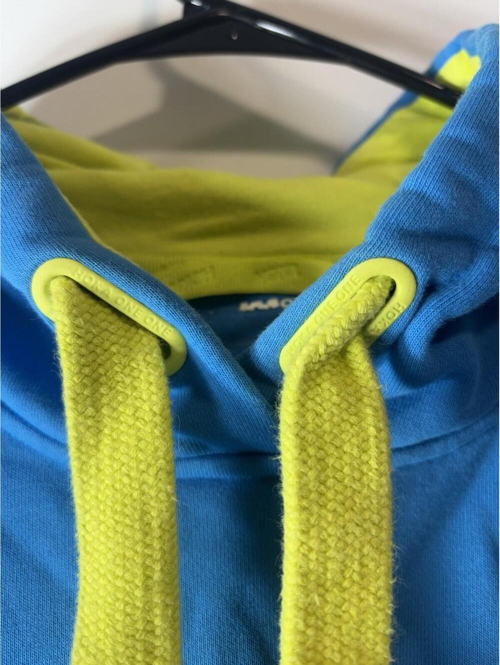 Hoka One One Men's L Running Sweater Blue Performance Jogging - Picture 4 of 10